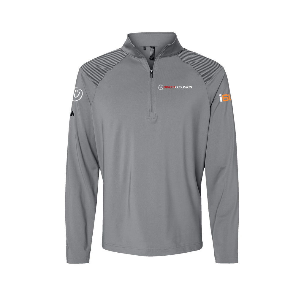 Direct Collision - Adidas - Shoulder Stripe Quarter-Zip Pullover