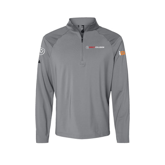 Direct Collision - Adidas - Shoulder Stripe Quarter-Zip Pullover