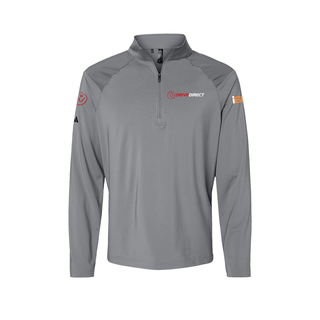 Drive Direct - Adidas - Shoulder Stripe Quarter-Zip Pullover