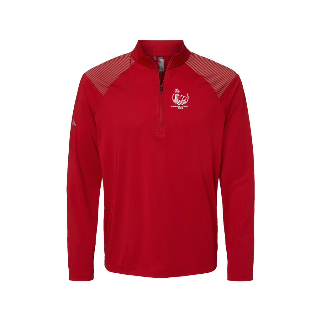 Carroll County - Adidas - Shoulder Stripe Quarter-Zip Pullover