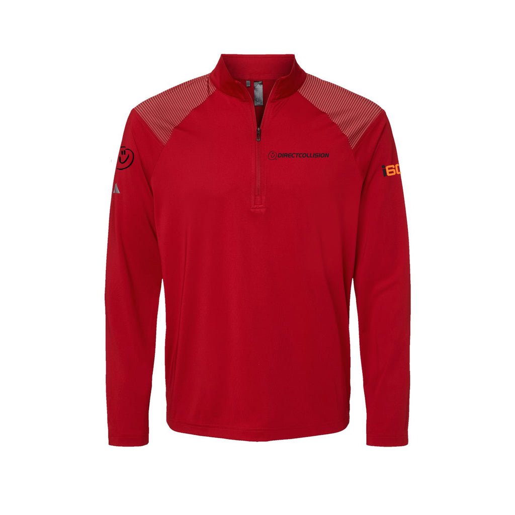 Direct Collision - Adidas - Shoulder Stripe Quarter-Zip Pullover