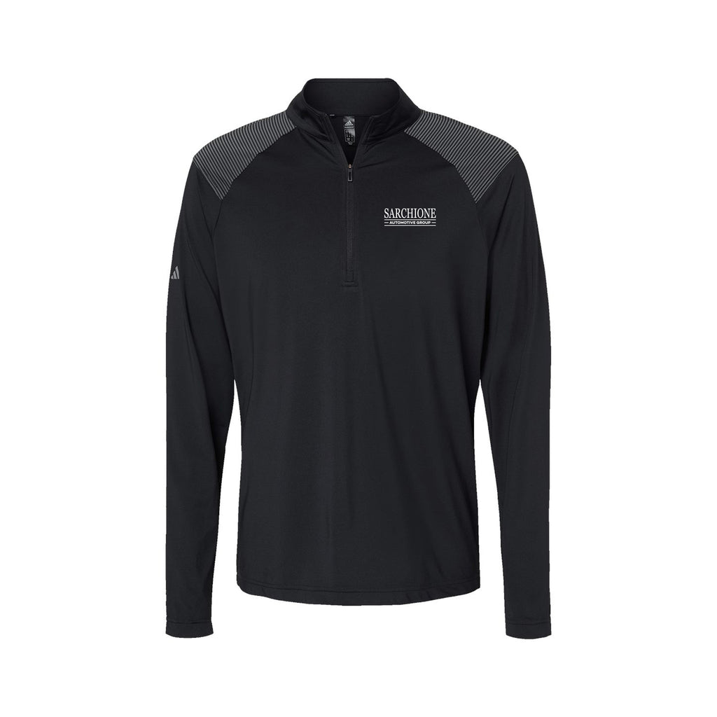 Sarchione Automotive - Adidas - Shoulder Stripe Quarter-Zip Pullover
