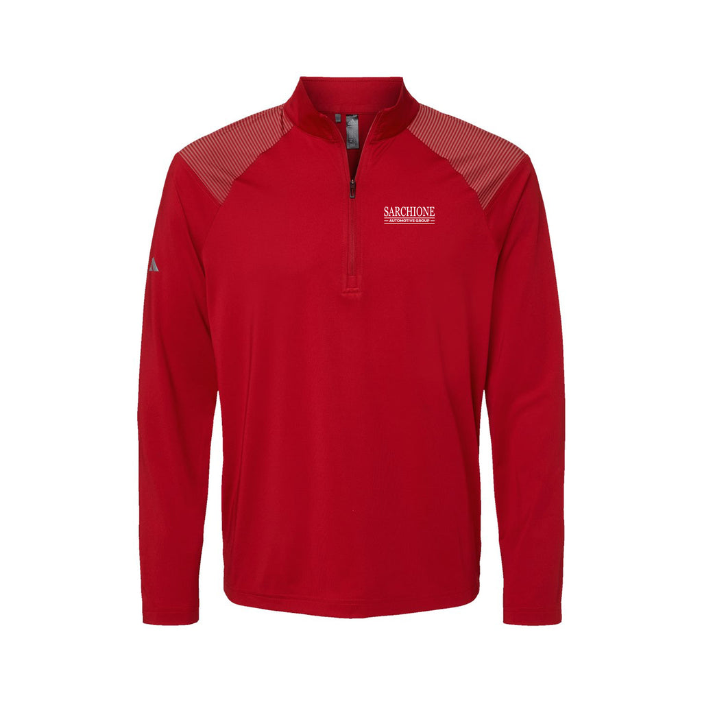 Sarchione Automotive - Adidas - Shoulder Stripe Quarter-Zip Pullover