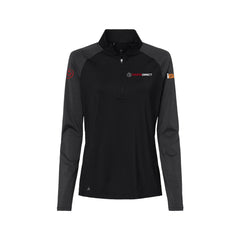 Toyota Direct - Adidas - Women's Stripe Block Quarter-Zip Pullover