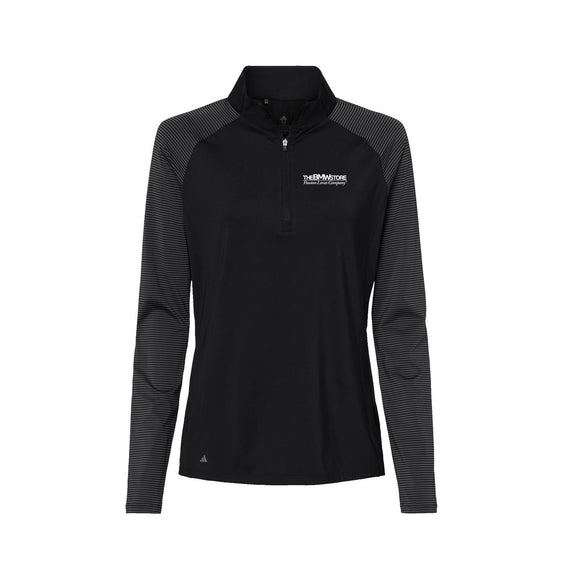 The BMW Store - Adidas - Women's Stripe Block Quarter-Zip Pullover
