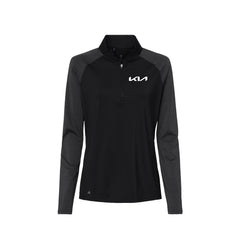 Kia of Beavercreek - Adidas - Women's Stripe Block Quarter-Zip Pullover
