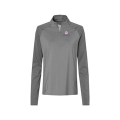 County Engineers of Ohio - Adidas - Women's Stripe Block Quarter-Zip Pullover