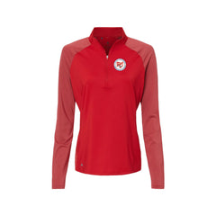 County Engineers of Ohio - Adidas - Women's Stripe Block Quarter-Zip Pullover