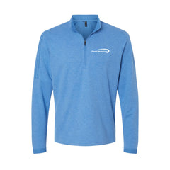 Plastic Resources - Men's 3-Stripes Quarter-Zip Sweater Pullover