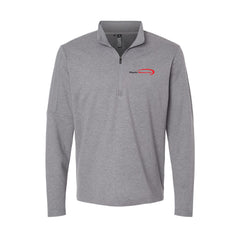 Plastic Resources - Men's 3-Stripes Quarter-Zip Sweater Pullover