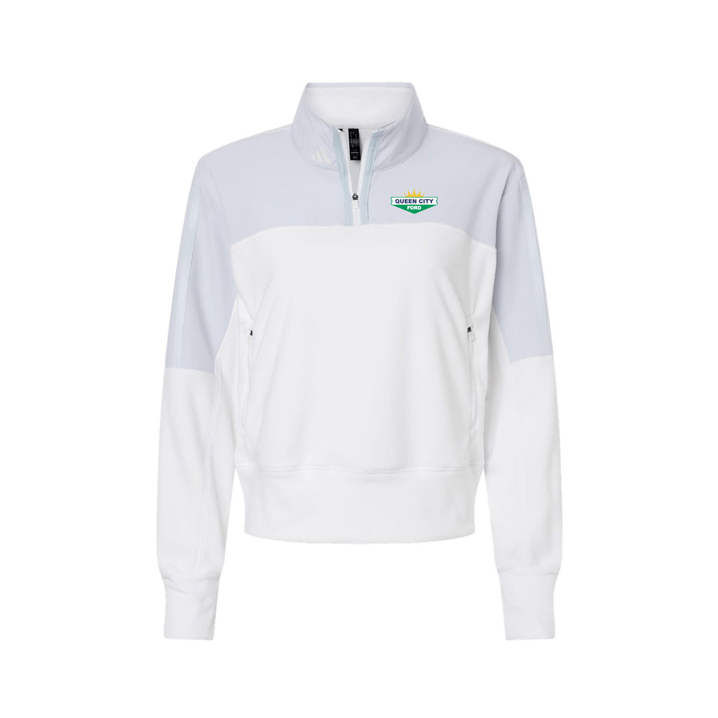 Queen City Ford - Adidas - Women's Fleece Quarter-Zip Pullover