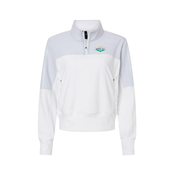 Queen City Ford - Adidas - Women's Fleece Quarter-Zip Pullover