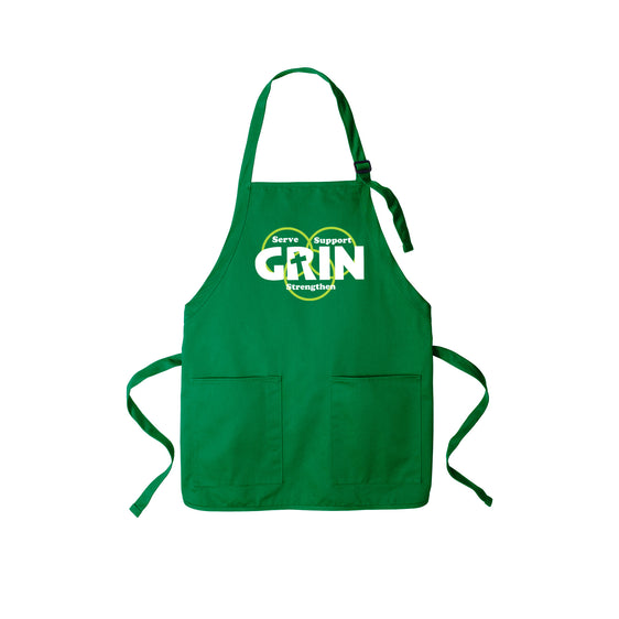 GRIN - Port Authority ® Medium-Length Two-Pocket Bib Apron