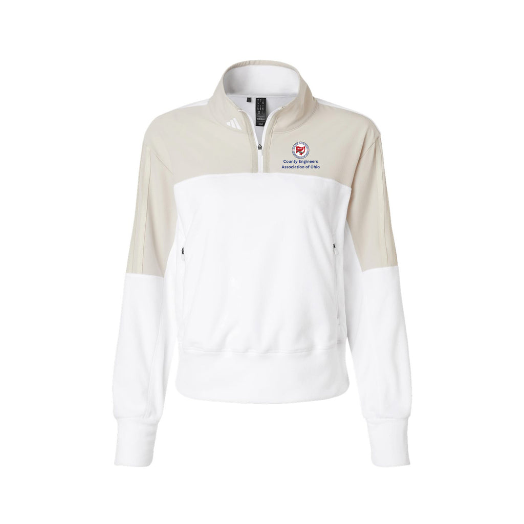 County Engineers of Ohio - Adidas - Women's Fleece Quarter-Zip Pullover