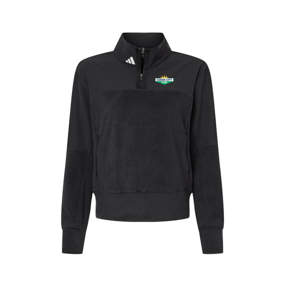 Queen City Ford - Adidas - Women's Fleece Quarter-Zip Pullover