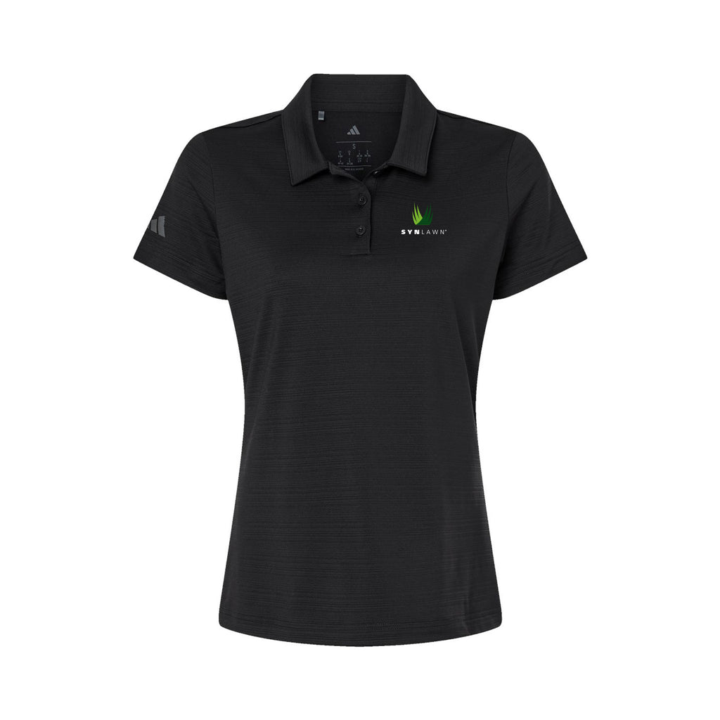 Syn Lawn - Adidas - Women's Textured Stripe Polo