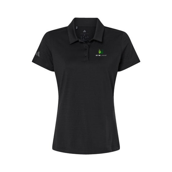 Syn Lawn - Adidas - Women's Textured Stripe Polo