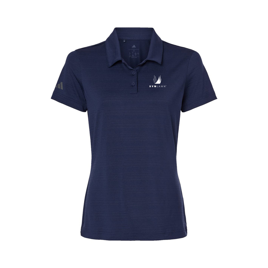 Syn Lawn - Adidas - Women's Textured Stripe Polo