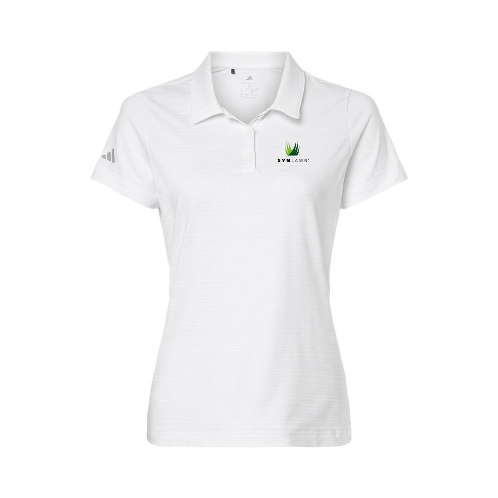 Syn Lawn - Adidas - Women's Textured Stripe Polo