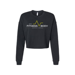EMS Fitness - Independent Trading Co. - Women's Lightweight Crop Crewneck Sweatshirt