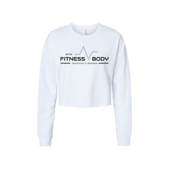 EMS Fitness - Independent Trading Co. - Women's Lightweight Crop Crewneck Sweatshirt