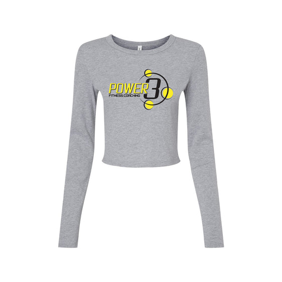 Power 3 - BELLA + CANVAS - Women's Micro Rib Long Sleeve Baby Tee