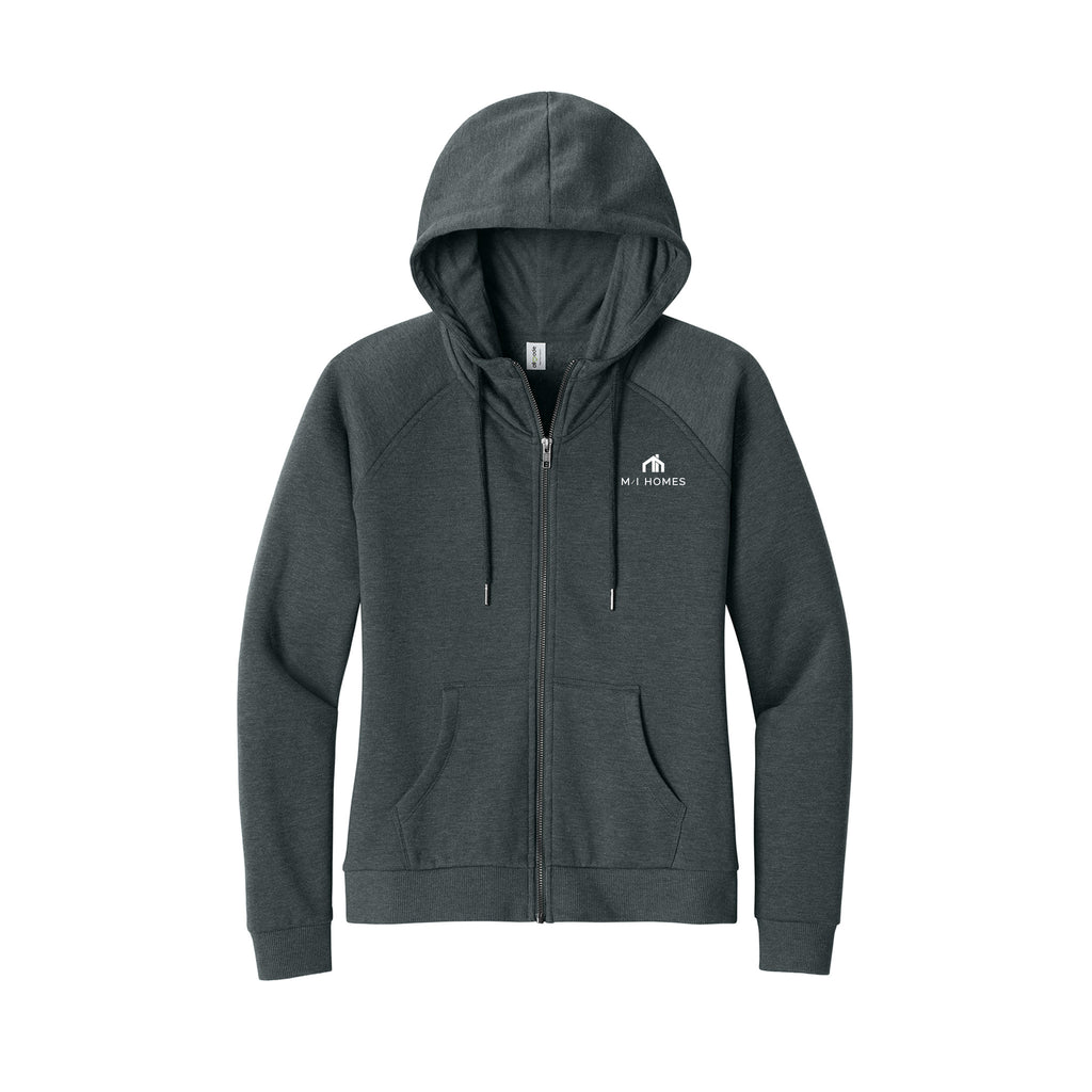 M/I Homes - Allmade® Women’s Organic CVC Fleece Full-Zip Hoodie