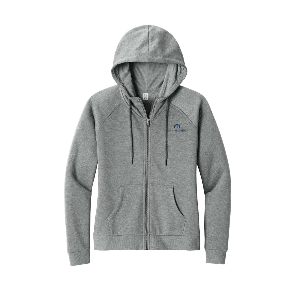 M/I Homes - Allmade® Women’s Organic CVC Fleece Full-Zip Hoodie