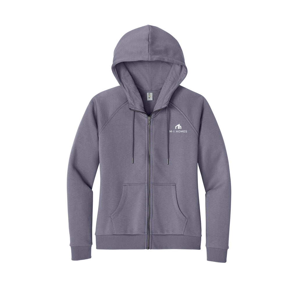 M/I Homes - Allmade® Women’s Organic CVC Fleece Full-Zip Hoodie