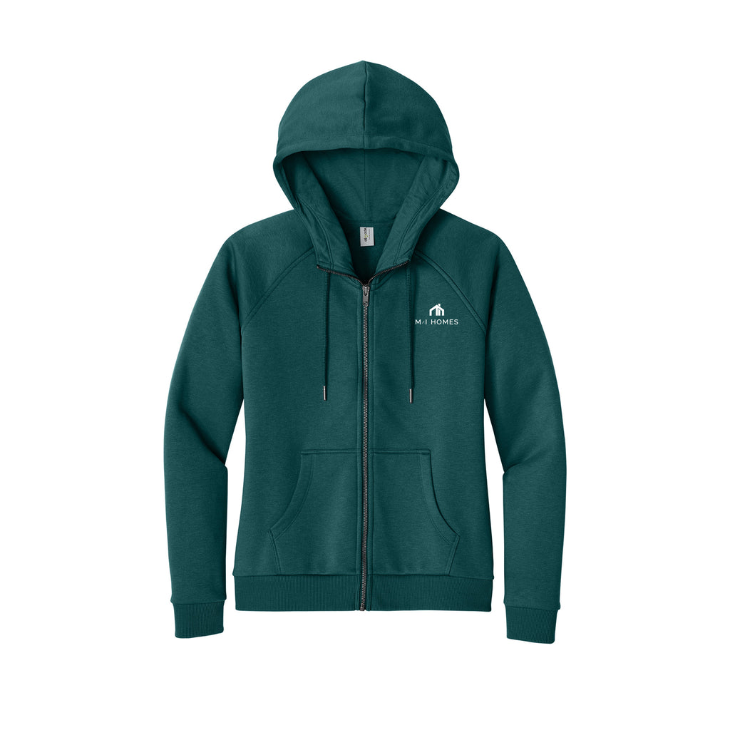 M/I Homes - Allmade® Women’s Organic CVC Fleece Full-Zip Hoodie