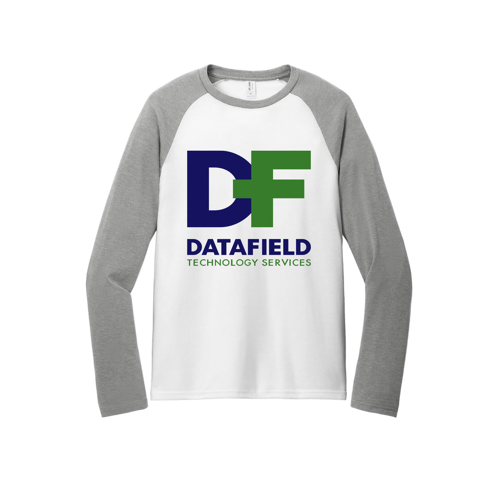 Datafield Technology Services - Allmade® Unisex Tri-Blend Long Sleeve Colorblock Raglan