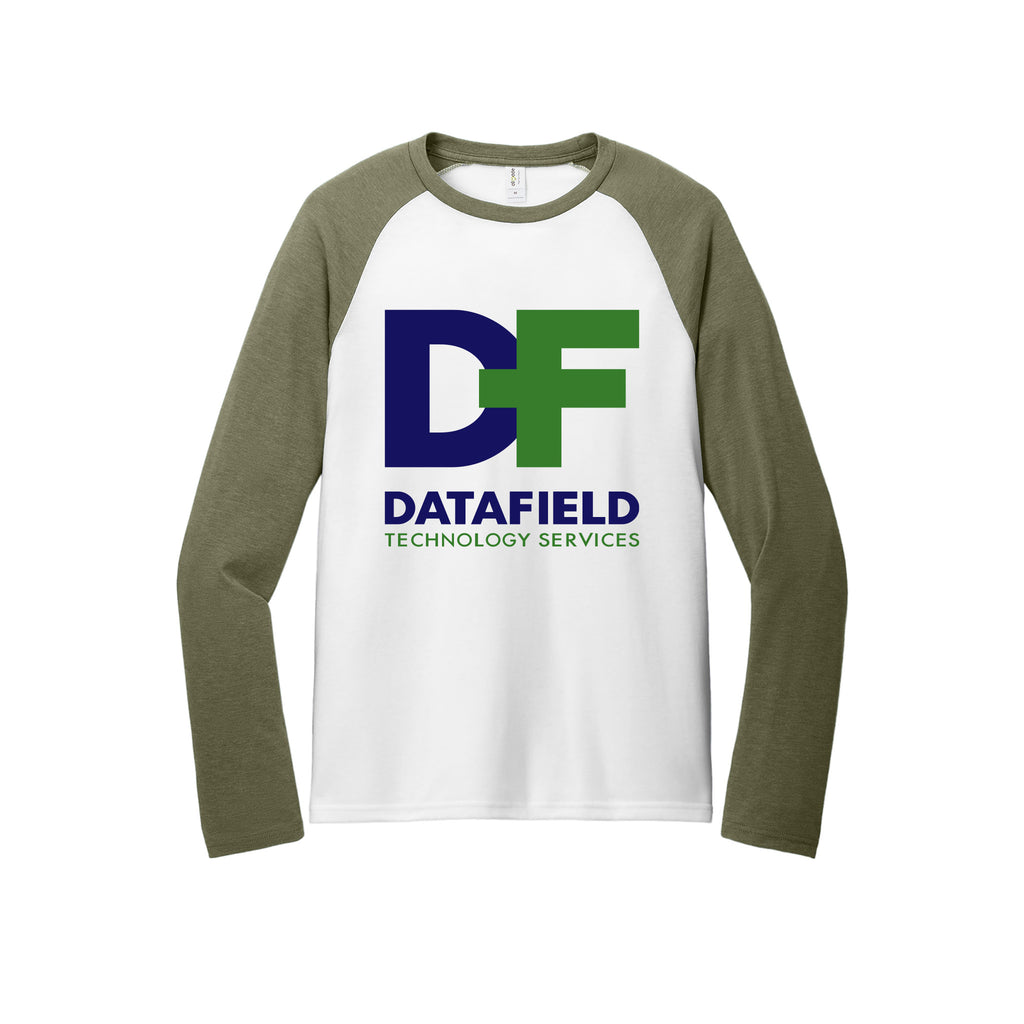 Datafield Technology Services - Allmade® Unisex Tri-Blend Long Sleeve Colorblock Raglan