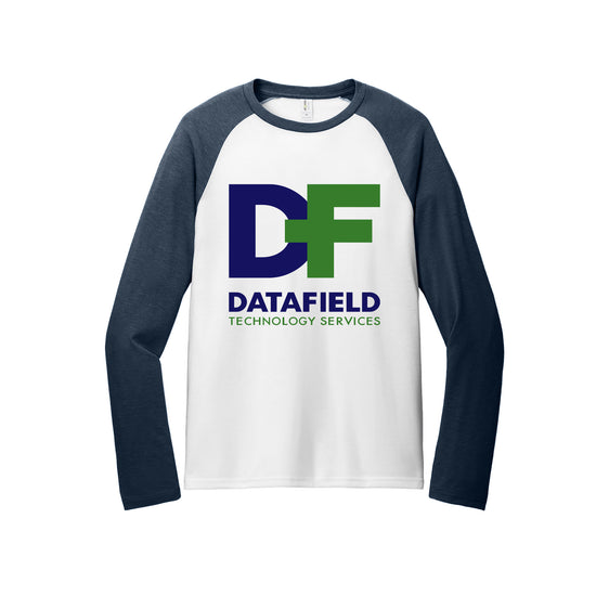 Datafield Technology Services - Allmade® Unisex Tri-Blend Long Sleeve Colorblock Raglan