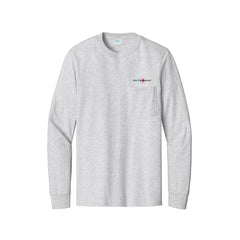 Eric's Mechanical - Port & Co™ Long Sleeve Essential Pocket Tee