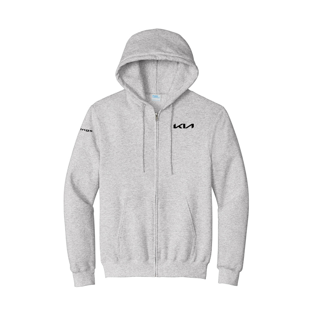 Kings Kia - Port & Co™ Essential Fleece Full-Zip Hooded Sweatshirt