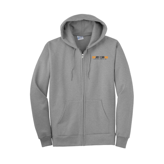 Jay-Car Construction - Port & Company® Essential Fleece Full-Zip Hooded Sweatshirt