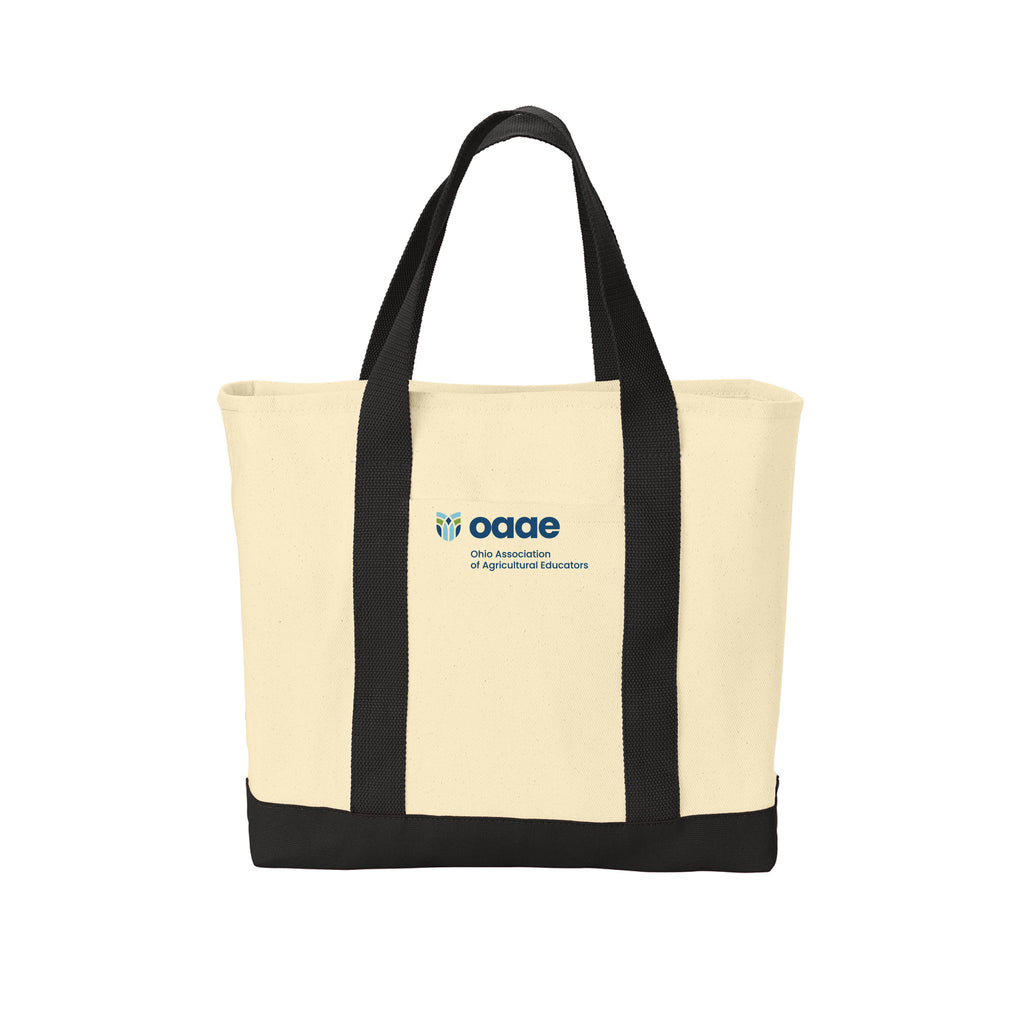 Ohio OAAE - Port Authority® Ideal Twill Two-Tone Shopping Tote