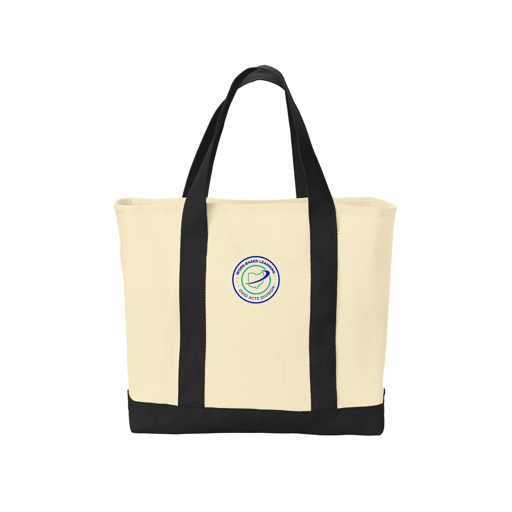 Ohio ACTE WBLD - Port Authority® Ideal Twill Two-Tone Shopping Tote