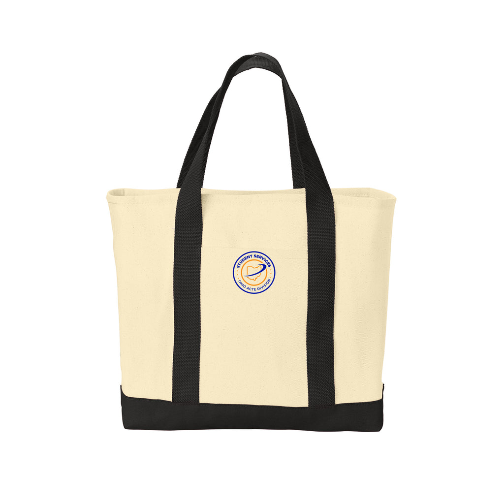 Ohio ACTE Student Services - Port Authority® Ideal Twill Two-Tone Shopping Tote