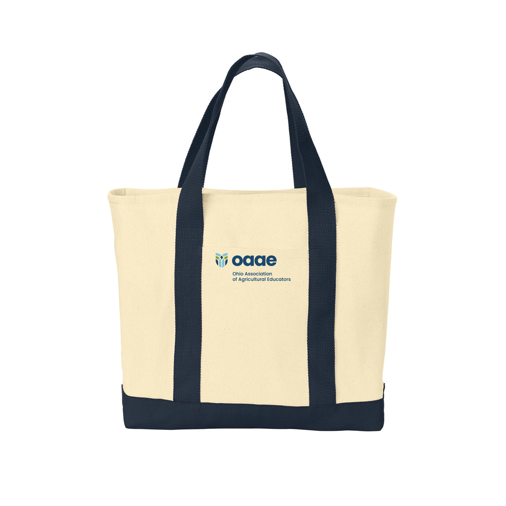 Ohio OAAE - Port Authority® Ideal Twill Two-Tone Shopping Tote
