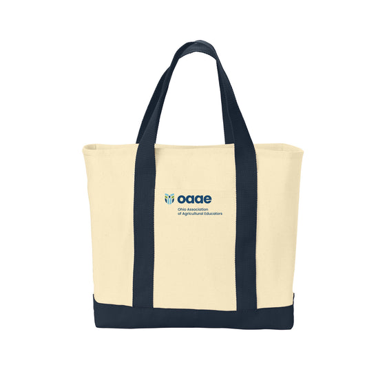 Ohio OAAE - Port Authority® Ideal Twill Two-Tone Shopping Tote