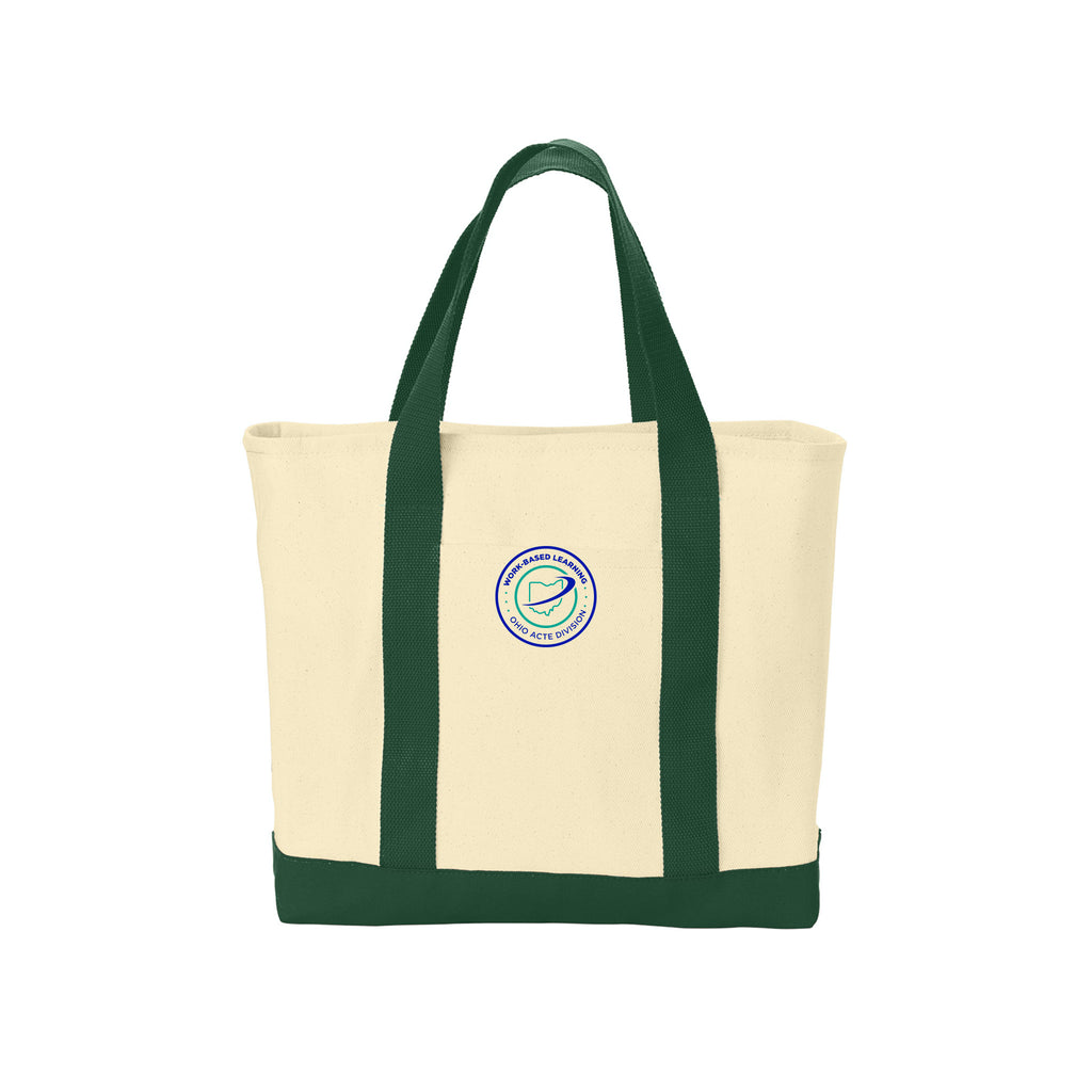 Ohio ACTE WBLD - Port Authority® Ideal Twill Two-Tone Shopping Tote