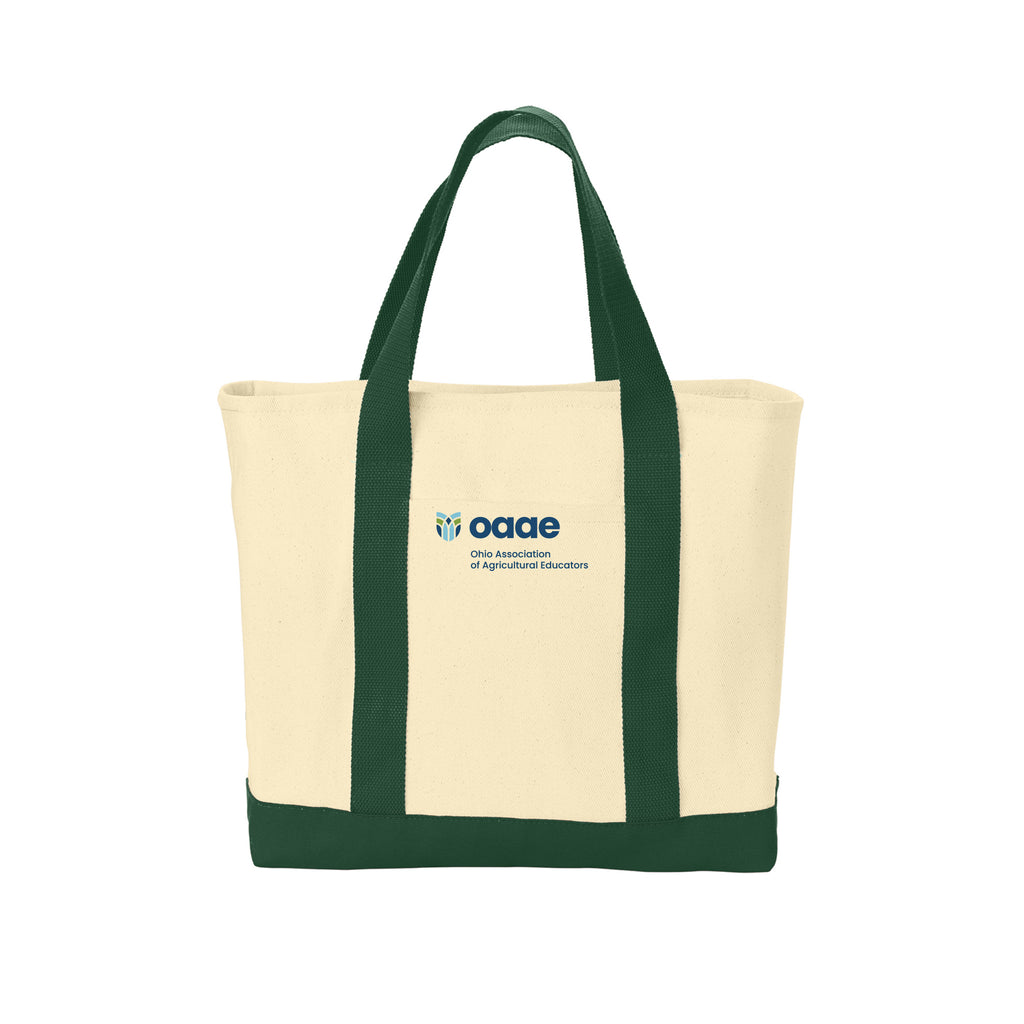 Ohio OAAE - Port Authority® Ideal Twill Two-Tone Shopping Tote