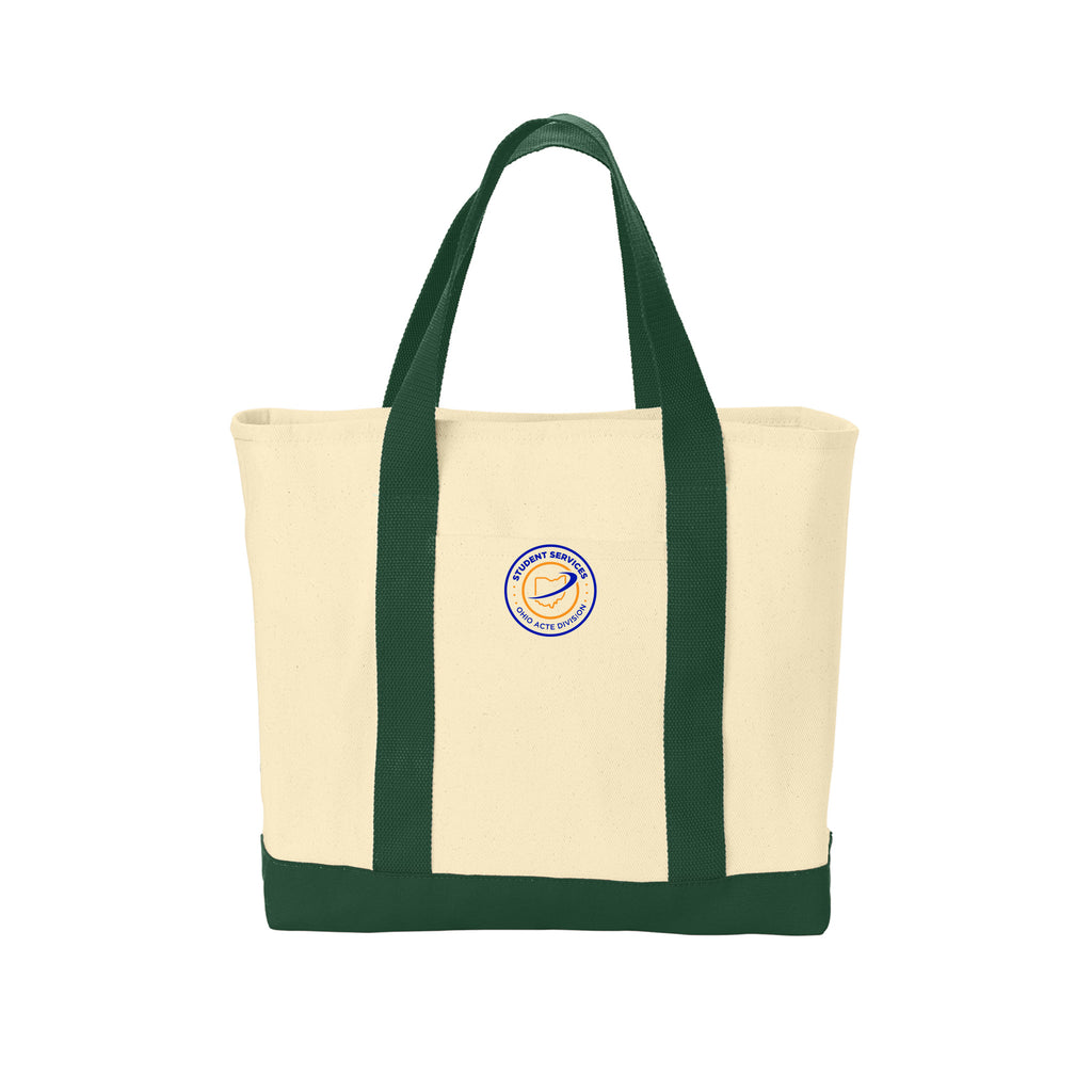 Ohio ACTE Student Services - Port Authority® Ideal Twill Two-Tone Shopping Tote