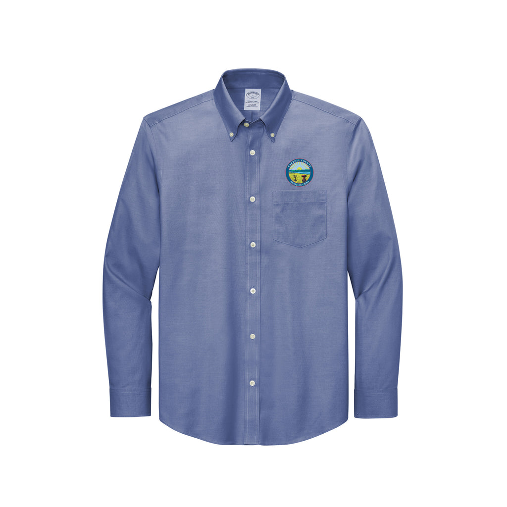 Carroll County - Brooks Brothers® Wrinkle-Free Stretch Pinpoint Shirt
