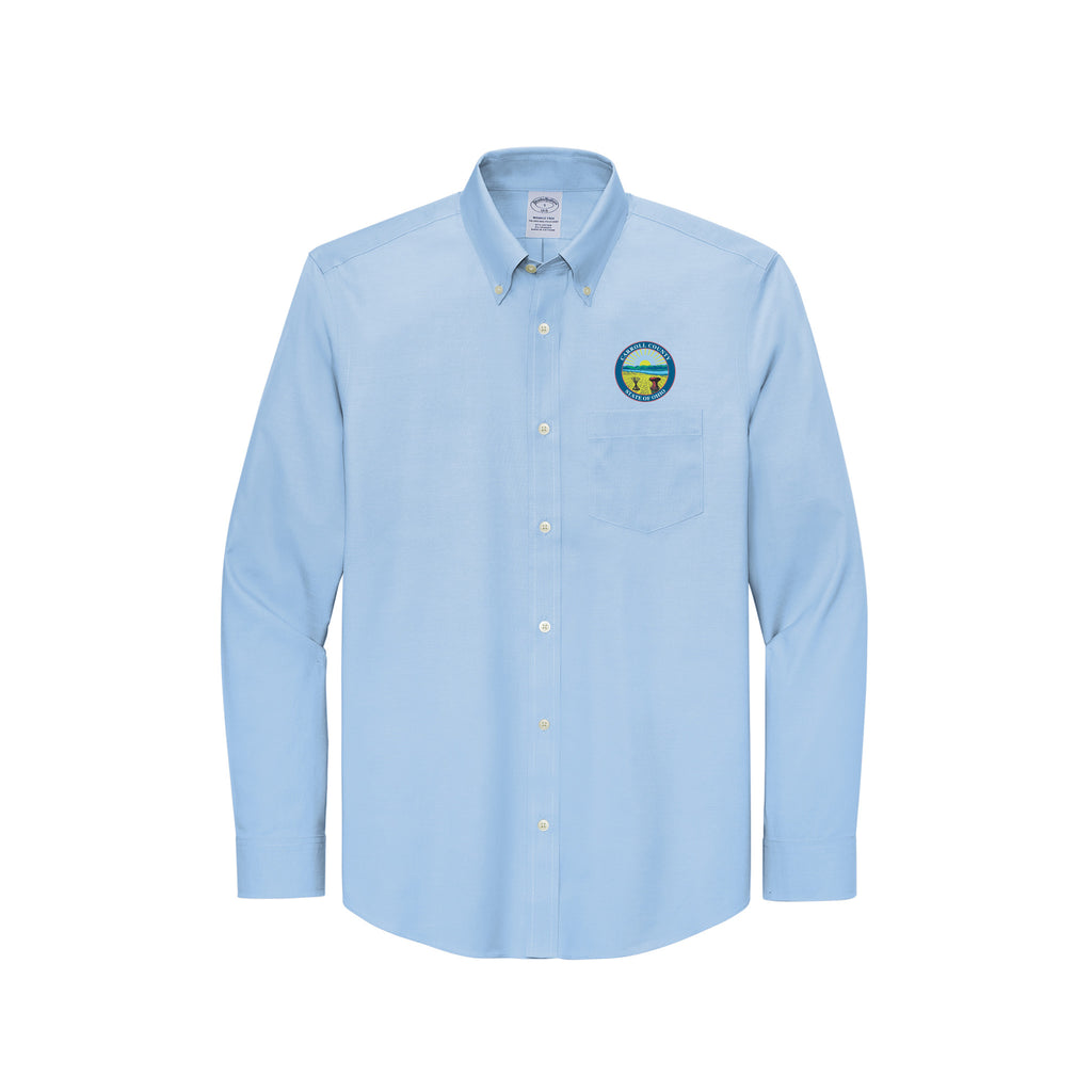Carroll County - Brooks Brothers® Wrinkle-Free Stretch Pinpoint Shirt