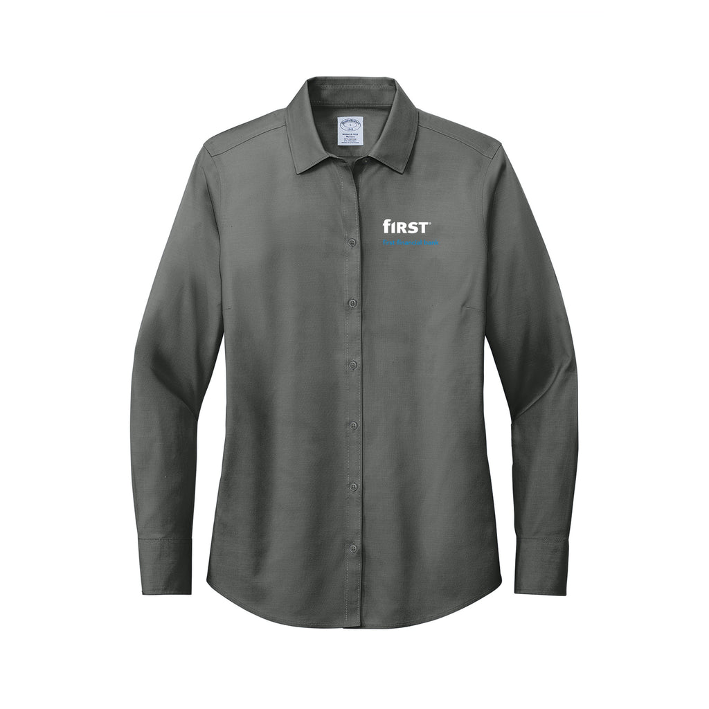 First Financial - Brooks Brothers® Women’s Wrinkle-Free Stretch Pinpoint Shirt