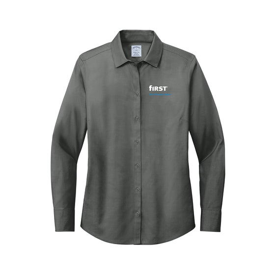 First Financial - Brooks Brothers® Women’s Wrinkle-Free Stretch Pinpoint Shirt