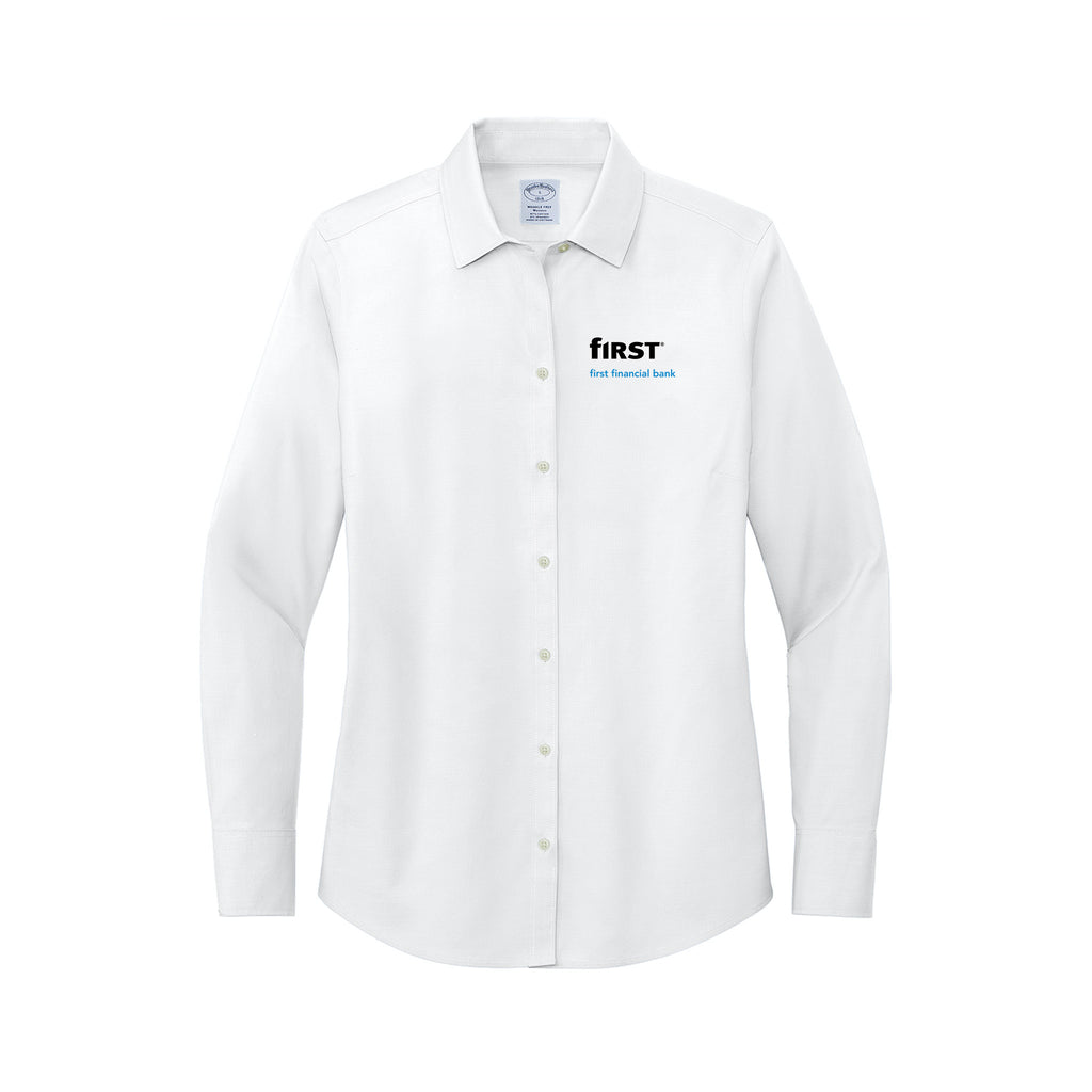 First Financial - Brooks Brothers® Women’s Wrinkle-Free Stretch Pinpoint Shirt