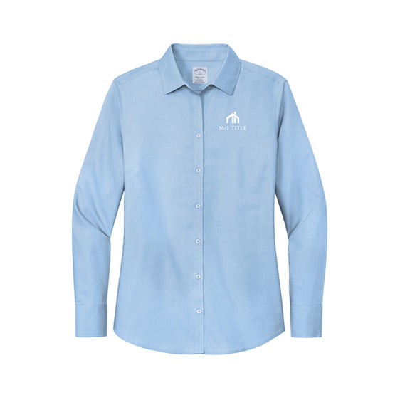 M/I Title - Brooks Brothers® Women’s Wrinkle-Free Stretch Nailhead Shirt